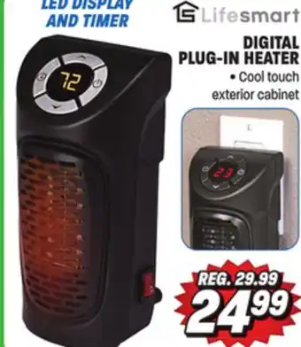 Big 5 Lifesmart Digital Plug-In Heater offer