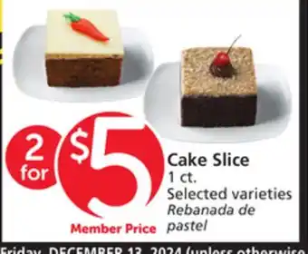 Vons Cake Slice offer