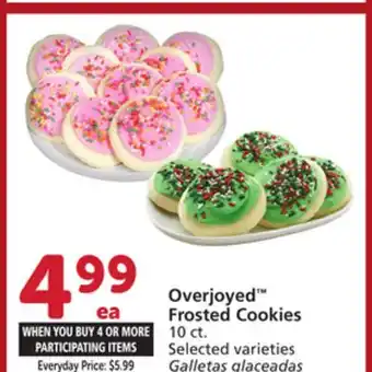 Vons Overjoyed Frosted Cookies offer