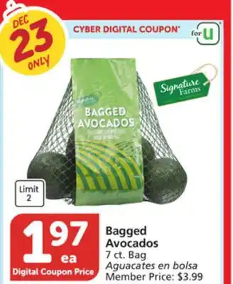 Vons Bagged Avocados offer