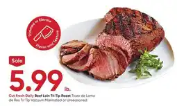 Stater Bros Beef Loin Tri Tip Roast offer