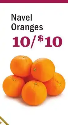 Heinen's Navel Oranges offer