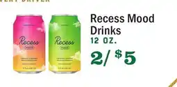 Heinen's Recess Mood Drinks offer