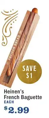 Heinen's Heinen's French Baguette offer