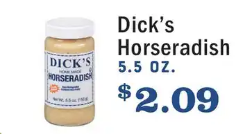 Heinen's Dick's Horseradish offer