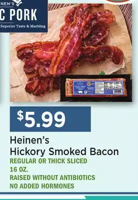 Heinen's Heinen's Hickory Smoked Bacon offer