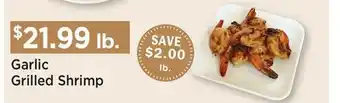 Heinen's Garlic Grilled Shrimp offer