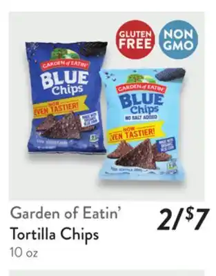 Fresh Thyme Garden of Eatin' Tortilla Chips offer