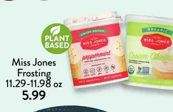 Fresh Thyme Miss Jones Frosting offer