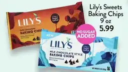 Fresh Thyme Lily's Sweets Baking Chips offer