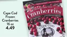 Fresh Thyme Cape Cod Frozen Cranberries offer