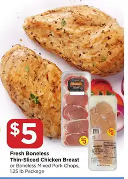 Food 4 Less Fresh Boneless Thin-Sliced Chicken Breast offer