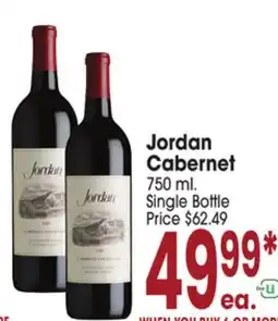 Jewel-Osco Jordan Cabernet offer