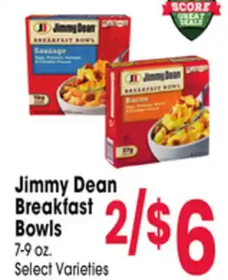 Jewel-Osco Jimmy Dean Breakfast Bowls offer