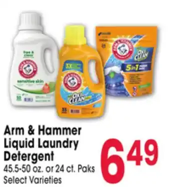 Jewel-Osco Arm & Hammer Liquid Laundry Detergent offer