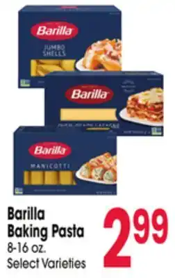 Jewel-Osco Barilla Baking Pasta offer