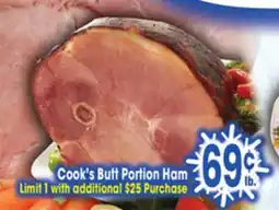 Jewel-Osco Cook's Butt Portion Ham offer