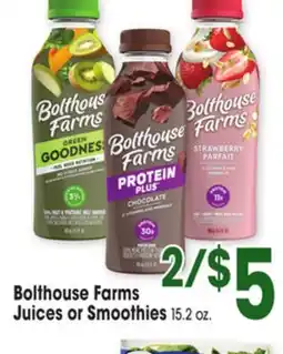 Jewel-Osco Bolthouse Farms Juices or Smoothies offer