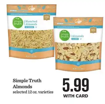 Mariano's Simple Truth Almonds offer