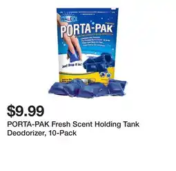 Harbor Freight Tools PORTA-PAK Fresh Scent Holding Tank Deodorizer, 10-Pack offer