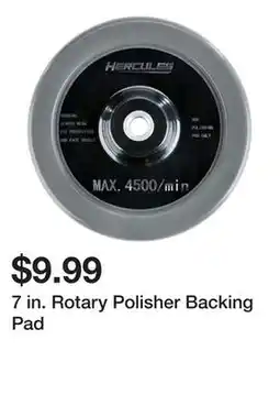 Harbor Freight Tools 7 in. Rotary Polisher Backing Pad offer