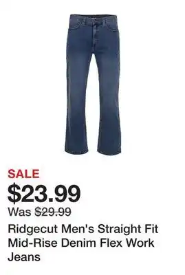 Tractor Supply Company Ridgecut Men's Straight Fit Mid-Rise Denim Flex Work Jeans offer