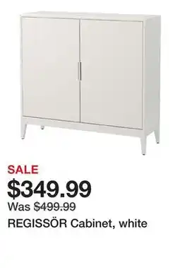 Ikea REGISSÖR Cabinet, white offer