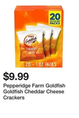 Wegmans Pepperidge Farm Goldfish Goldfish Cheddar Cheese Crackers offer