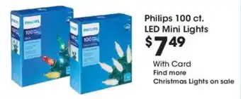 Fry's Philips 100 ct. LED Mini Lights offer