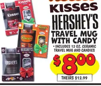 Ollie's KISSES TRAVEL MUG WITH CANDY offer