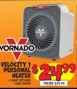 Ollie's VELOCITY 1 PERSONAL HEATER offer