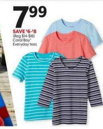 Bealls Coral Bay Everyday Tees offer