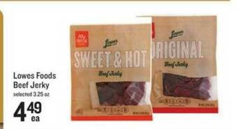 Lowes Foods Lowes Foods Beef Jerky offer