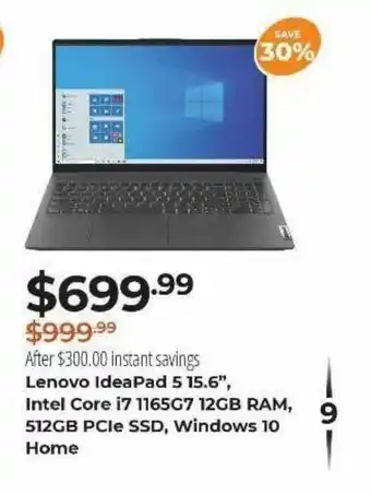Newegg Lenovo Ideapad 5 15.6 offer
