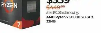 Newegg Amd Ryzen 7 5800x 3.8 Ghz 32mb offer