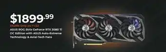Newegg Asus Rog Strix Gefore Rtx 3080 Ti offer