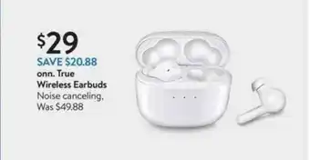 Walmart True Wireless Earbuds offer