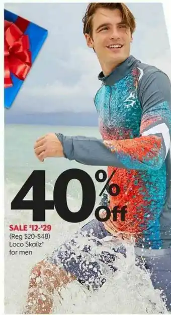 Bealls Loco Skailz 40% Off offer