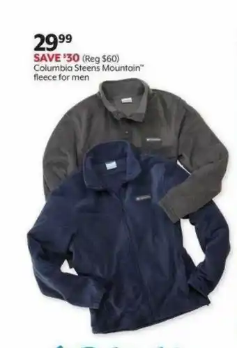 Bealls Columbia Steens Mountain Fleece For Men offer