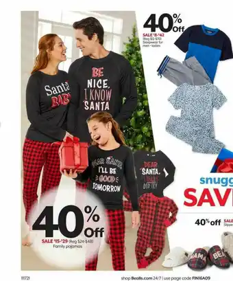 Bealls Sleepwear For Men Ladies offer