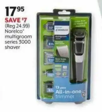 Bealls Norelco Multigroom Series 3000 Shaver offer