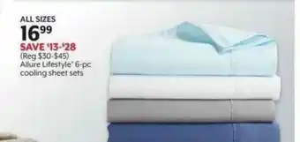 Bealls Allure Lifestyle 6-pc Cooling Sheet Sets offer