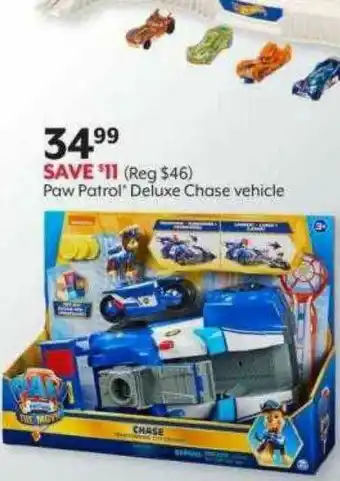 Bealls Paw Patrol Deluxe Chase Vehicle offer