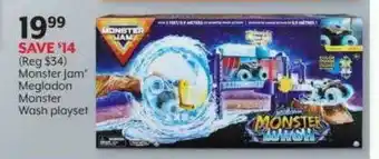 Bealls Monster Jam Megladon Monster Wash Playset offer