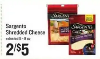 Lowes Foods Sargento Shredded Cheese offer