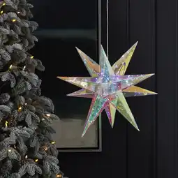 Walmart Seasonal LLC Christmas LED Lights - Prismatic Iridescent Christmas Explosion Star 16 offer