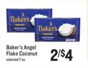 Lowes Foods Baker's Angel Flake Coconut offer