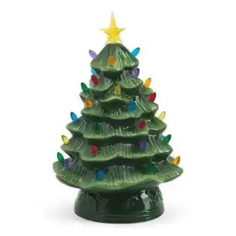 Walmart Mr. Christmas 116197 12 in. Nostalgic Tree Green offer