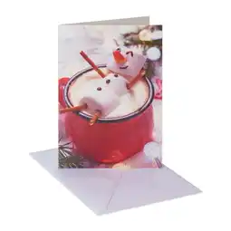 Walmart American Greetings Christmas Boxed Cards with Envelopes, Happy Moments, Marshmallow Man (12-Count) offer