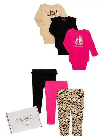 Walmart Garanimals Baby Girl Mix and Match Outfits Kid-Pack, 6-Piece, Sizes 0-24 Months offer